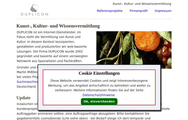 Vorschau von www.duplicon.de, Duplicon