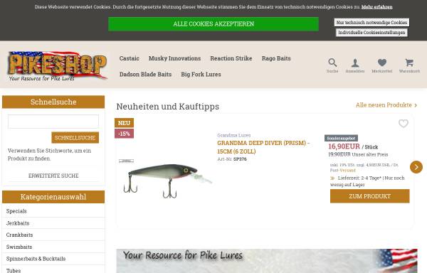 Vorschau von www.pikeshop.de, MAG's Pikeshop