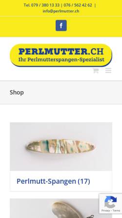 Vorschau der mobilen Webseite www.perlmutter.ch, Perlmutter
