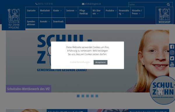 Vorschau von www.zahnhygiene-ev.de, Verein Zahnhygiene e.V.