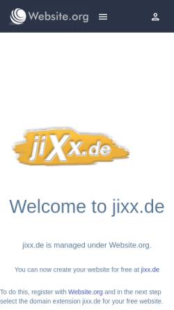 Vorschau der mobilen Webseite jixx.de, Jixx.de