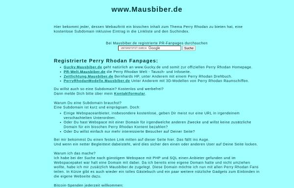Vorschau von www.mausbiber.de, Mausbiber und Freunde!