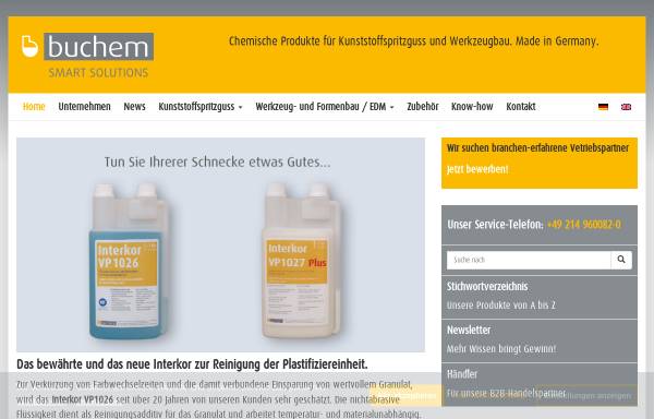 Vorschau von www.buchem.de, Buchem Chemie + Technik GmbH & Co. KG