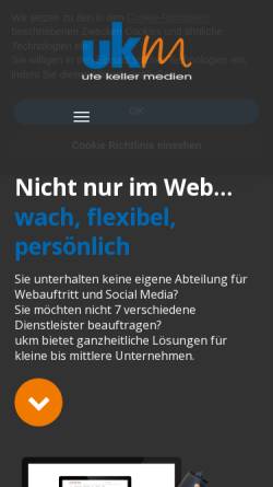 Vorschau der mobilen Webseite www.ukm-edv-service.de, ukm EDV Service GbR