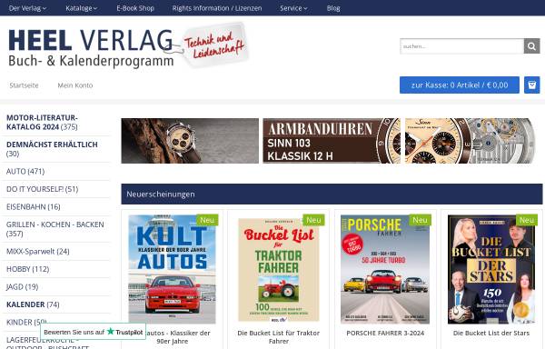 Vorschau von www.heel-verlag.de, HEEL Verlag GmbH, Königswinter
