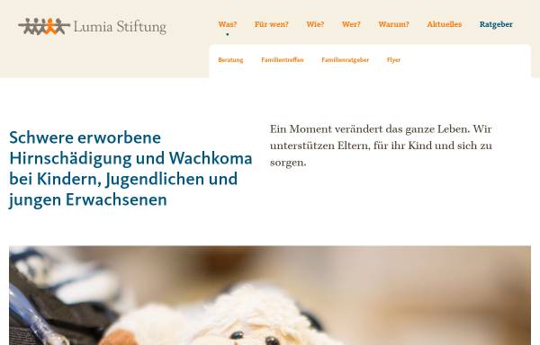 Vorschau von www.lumiastiftung.de, Lumia Stiftung