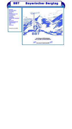 Vorschau der mobilen Webseite bergtag.de, Bayerischer Bergtag (BBT)