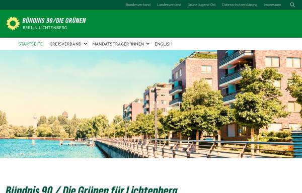 Vorschau von gruene-lichtenberg.de, Bündnis 90/Die Grünen Lichtenberg