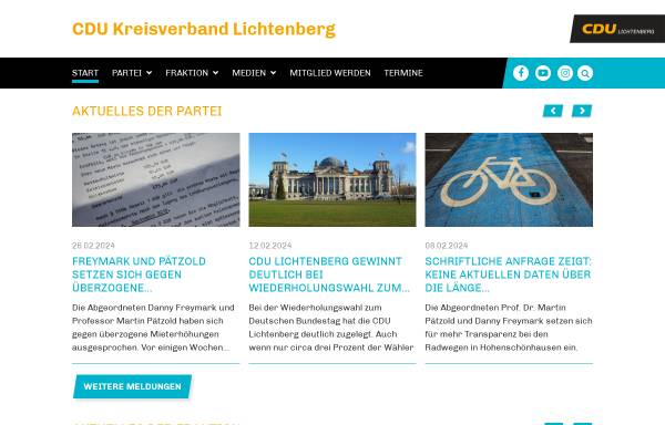 Vorschau von www.cdulichtenberg.de, CDU Lichtenberg
