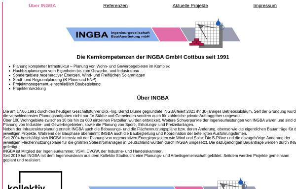 Vorschau von www.ingba.com, Ingba GmbH