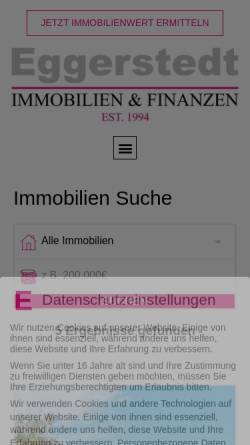 Vorschau der mobilen Webseite hausverkauf-timmendorf.de, Eggerstedt & Partner GmbH