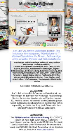 Vorschau der mobilen Webseite www.multimedia-bachor.de, MultiMedia-Bachor