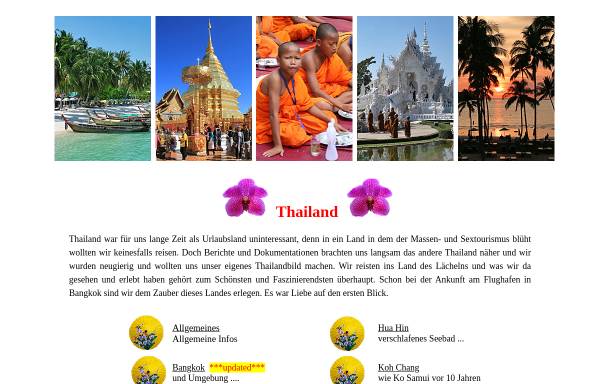 Vorschau von www.vivien-und-erhard.de, Reiseerinnerungen Thailand [Vivien & Erhard Veit]