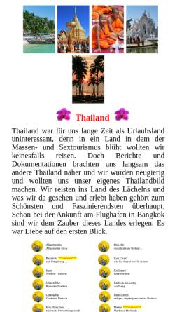 Vorschau der mobilen Webseite www.vivien-und-erhard.de, Reiseerinnerungen Thailand [Vivien & Erhard Veit]