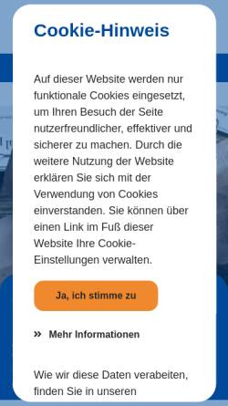 Vorschau der mobilen Webseite www.lfi-mv.de, Landesförderinstitut Mecklenburg-Vorpommern