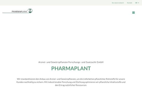 Vorschau von www.pharmaplant.de, Pharmaplant Arznei- und Gewürzpflanzen Forschungs- und Saatzucht GmbH