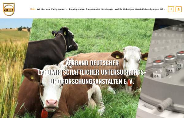 Vorschau von www.vdlufa.de, Verband Deutscher Landwirtschaftlicher Untersuchungs- und Forschungsanstalten