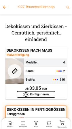 Vorschau der mobilen Webseite www.bettwaesche-vertrieb.de, Bettwäsche Vertrieb, G.Meier