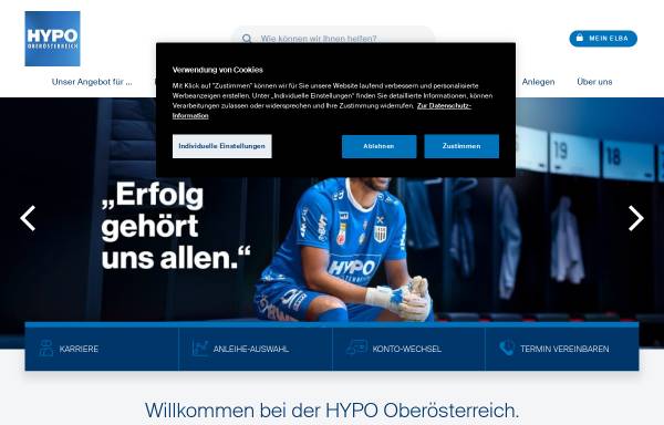 Vorschau von www.hypo.at, Hypo Landesbank Oberösterreich