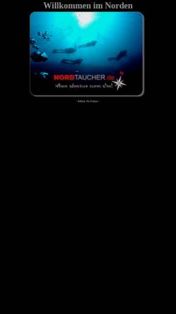 Vorschau der mobilen Webseite www.nordtaucher.de, Nordtaucher.de