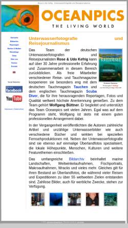 Vorschau der mobilen Webseite www.unterwasserfotografie.de, Unterwasserfotografie Online
