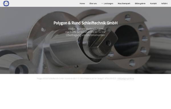Vorschau von www.polygon-gmbh.de, Polygon- & Rundschleiftechnik GmbH