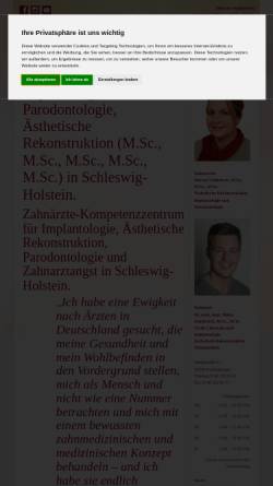 Vorschau der mobilen Webseite www.dent-aesthetic.de, Herrat Schönrock
