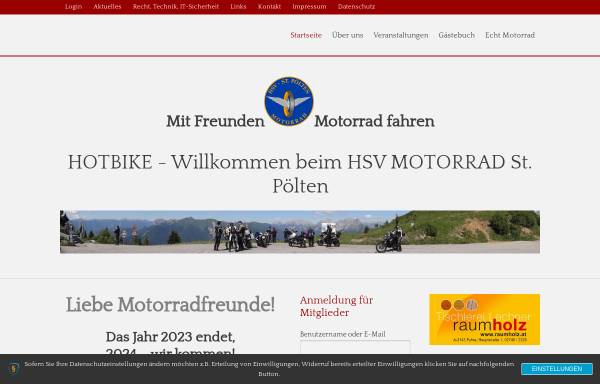 Vorschau von www.hotbike.at, HSV Motorradclub St. Pölten