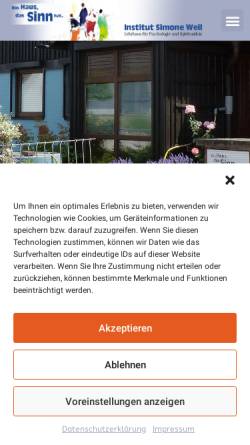 Vorschau der mobilen Webseite www.lehrhaus.de, Lehrhaus Institut Simone Weil