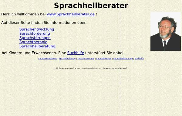 Vorschau von www.sprachheilberater.de, Sprachheilberater