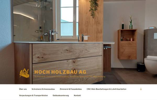 Vorschau von www.hochholzbauag.ch, Hoch Holzbau AG