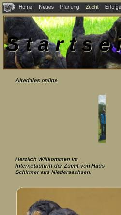 Vorschau der mobilen Webseite www.hausschirmer.de, Von Haus Schirmer