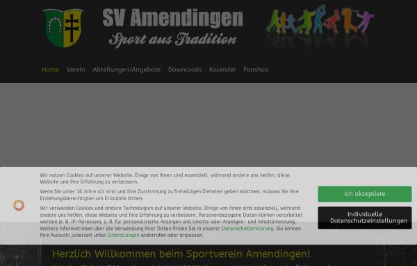 Vorschau von www.sv-amendingen.de, SV Amendingen e.V.