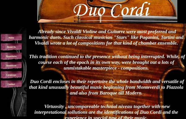 Vorschau von www.duocordi.de, Duo Cordi