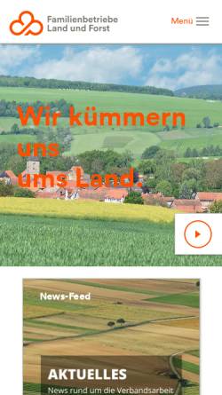 Vorschau der mobilen Webseite www.grundbesitzerverbaende.de, Arbeitsgemeinschaft der Grundbesitzerverbände e.V.