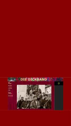 Vorschau der mobilen Webseite www.dickband.de, Dickband