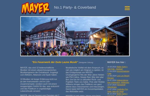 Vorschau von www.mayer-live.de, Mayer