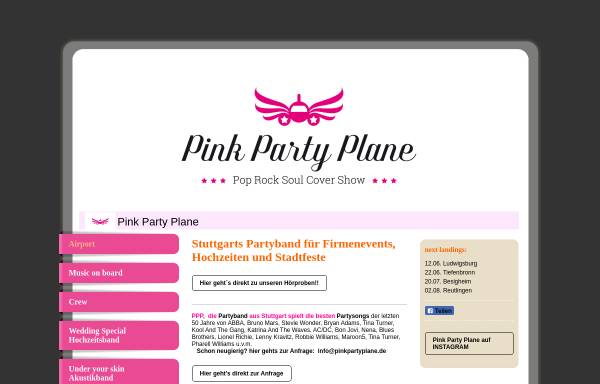 Vorschau von www.pinkpartyplane.de, Pink Party Plane