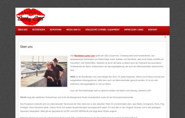 Vorschau von www.musikduo-luckylips.de, Lucky Lips