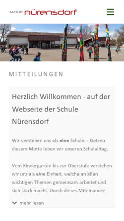 Vorschau der mobilen Webseite schule-nuerensdorf.ch, One and One