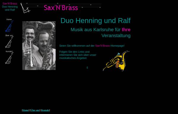 Vorschau von www.sax-n-brass.de, Sax'n'Brass