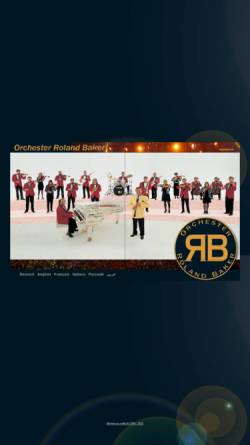 Vorschau der mobilen Webseite www.baker.de, Orchester Roland Baker