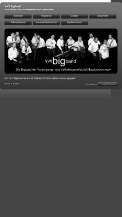 Vorschau der mobilen Webseite www.vvsbigband.de, VVS-BigBand