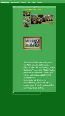 Vorschau der mobilen Webseite www.agriafreunde.de, Agria-Einachs-Schlepper-Info