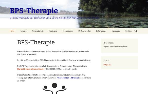Vorschau von www.bps-therapie.de, BPS-BioPsychoSymmetrie-Therapie