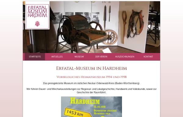 Vorschau von www.erfatal-museum.de, Hardheim, Erfatal-Museum