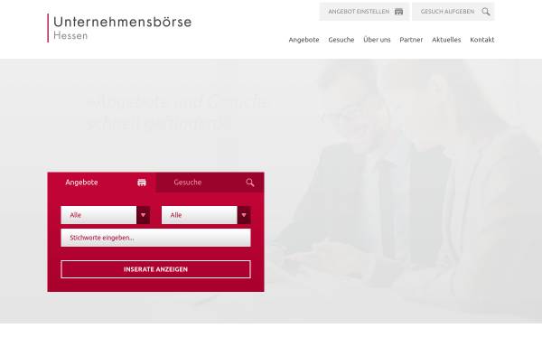 Vorschau von www.unternehmensboerse-mittelhessen.de, Unternehmensbörse Mittelhessen