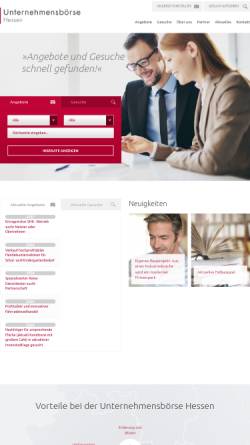 Vorschau der mobilen Webseite www.unternehmensboerse-mittelhessen.de, Unternehmensbörse Mittelhessen