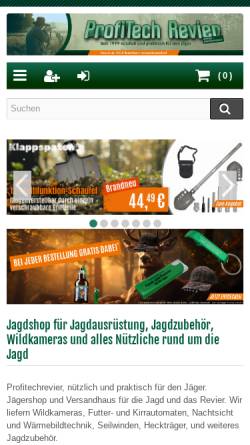Vorschau der mobilen Webseite www.profitechrevier.de, Berger & Schröter GmbH