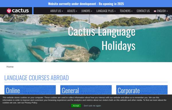 Vorschau von www.cactuslanguage.com, Cactus Language
